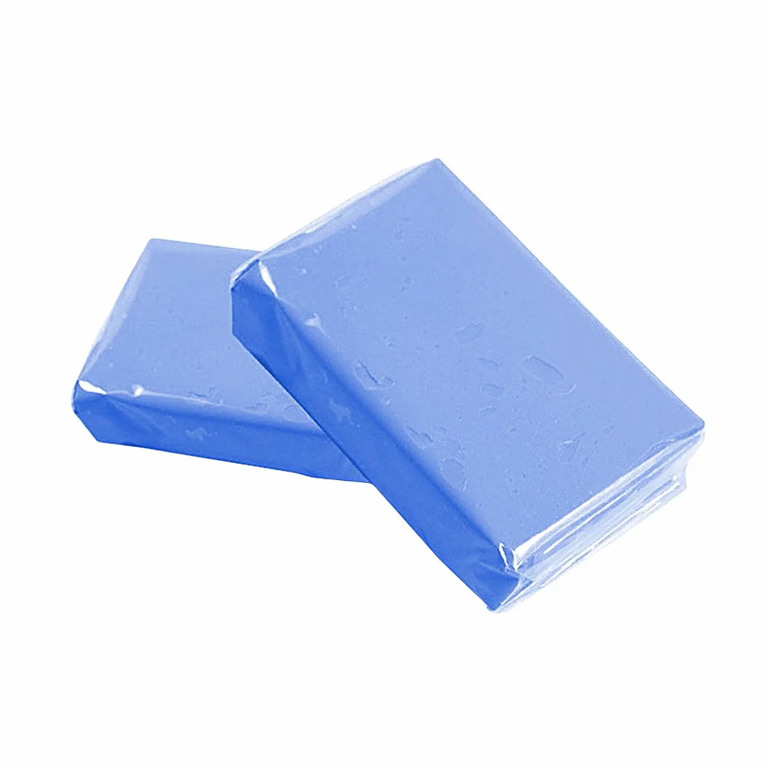 Paczka glinki do czyszczenia samochodu, 100 g, masa polerska do pielęgnacji lakieru i czyszczenia felg, detali samochodowych, Magic Clay Bar, środek czyszczący do lakieru do samochodów, ciężarówek, przyczep kempingowych