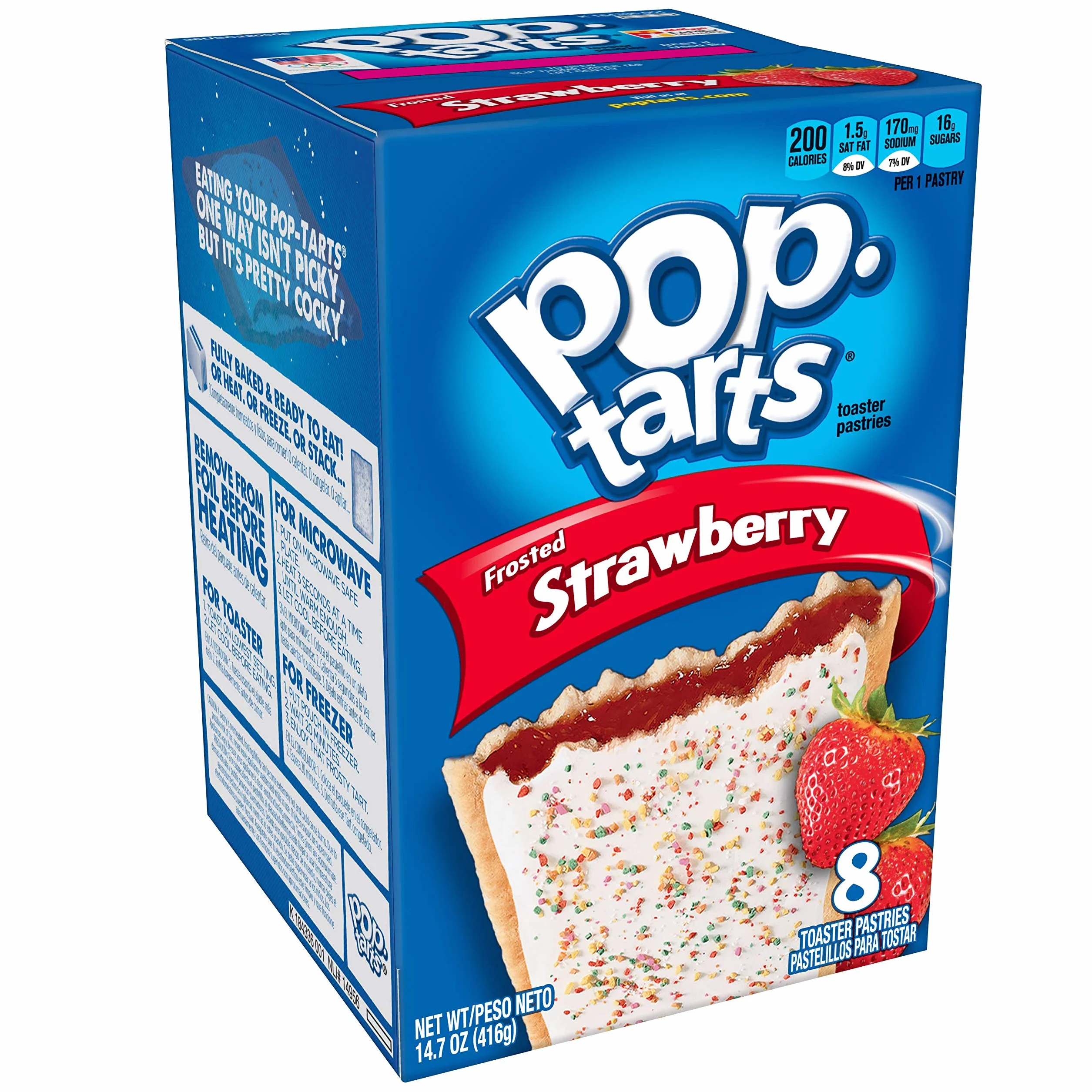 Kellogg's Frosted Strawberry Pop Tarts 14,7 OZ (416g)