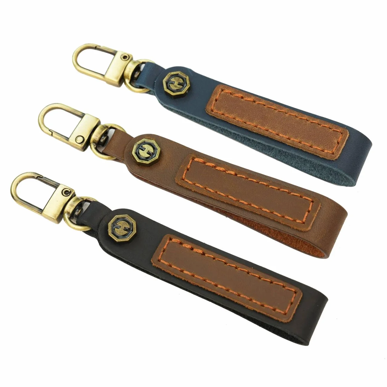 ontto Skórzane etui na kluczyki samochodowe, etui na klucze, etui ochronne, breloczek do kluczy pasuje do Mazda 3, 6, CX-30, CX-50, CX-60, CX-90, CX-4, CX-5, CX-8, CX-9, MX-5, MX-30, Axela Saloon, 3
