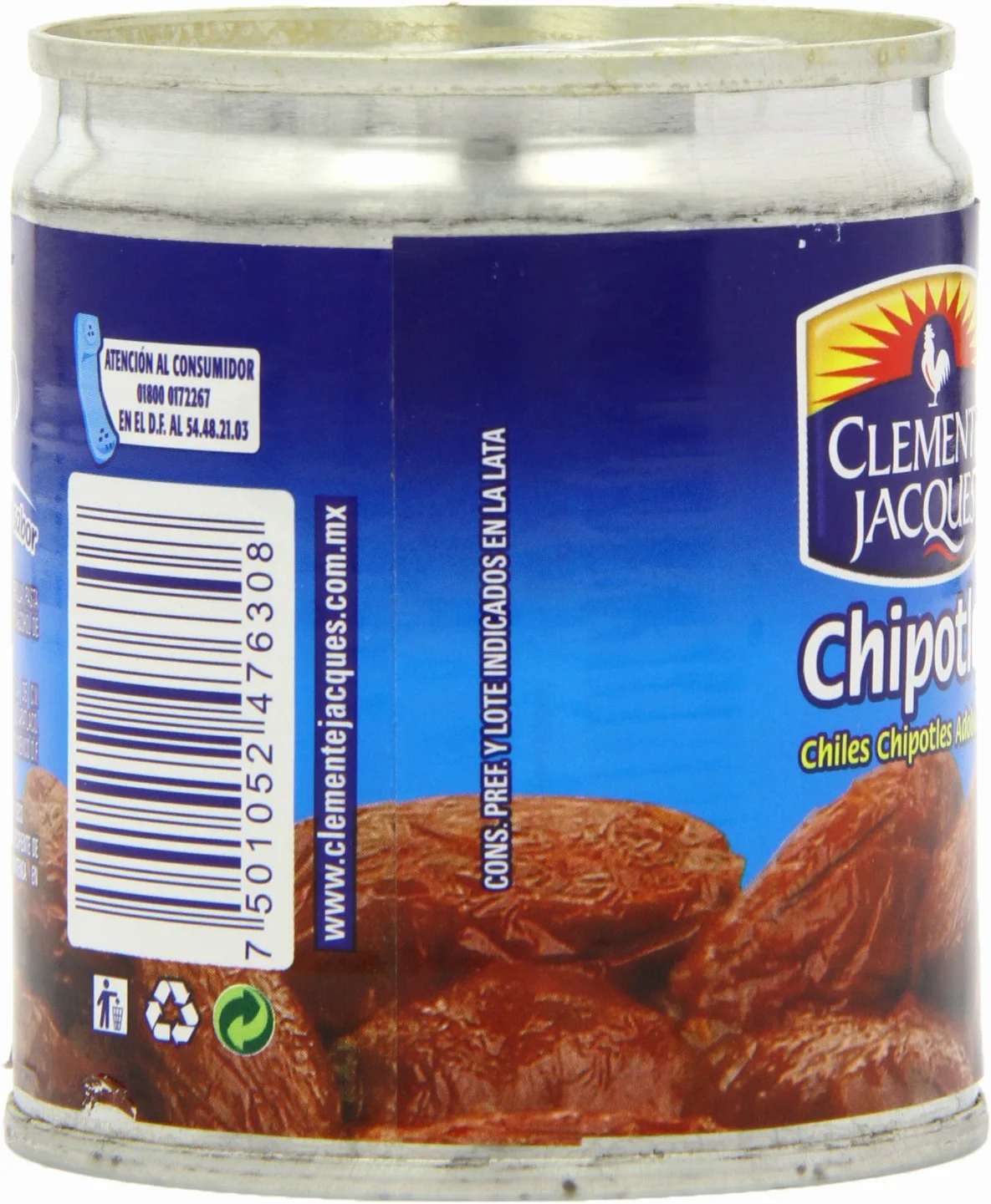 Clemente Jacques Chipotle Papryka w sosie Adobo 210 g 3 sztuki
