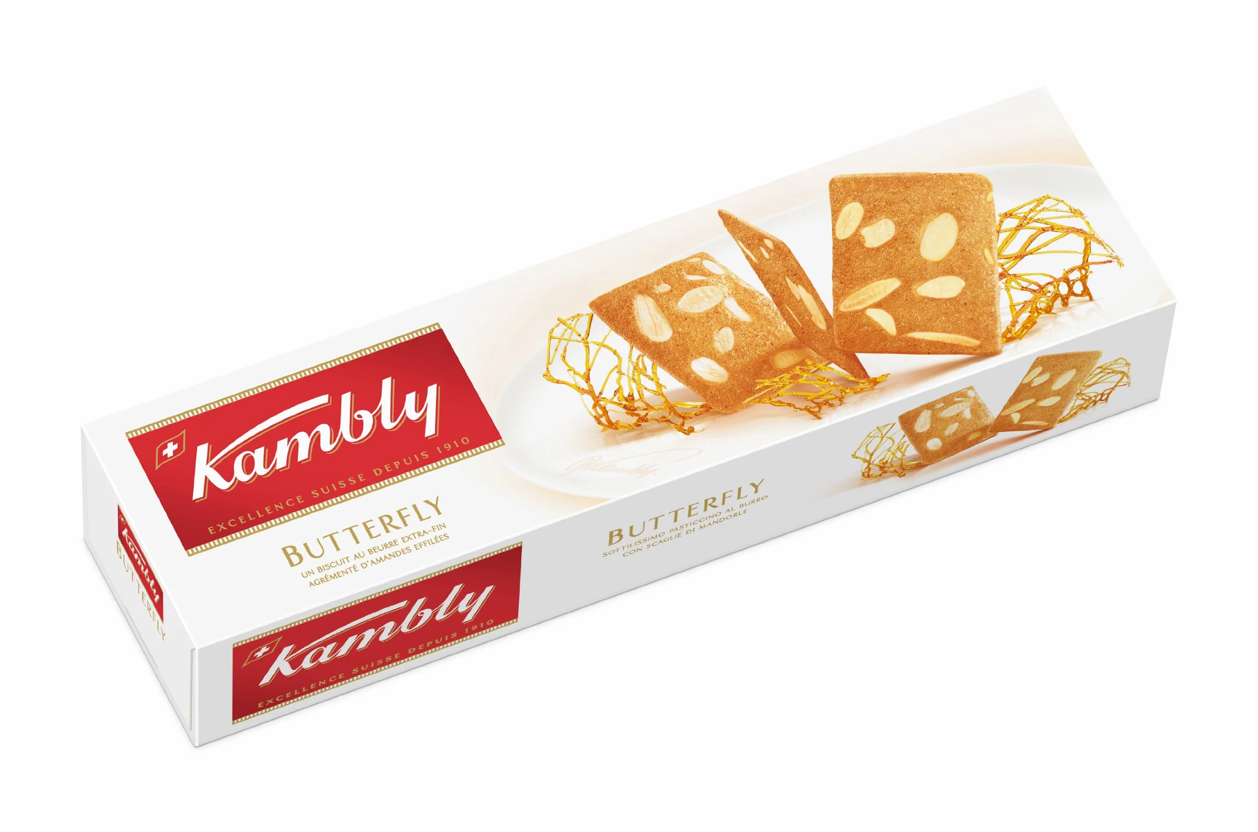 Kambly Butterfly, opakowanie 3 szt. (3 x 75 g)