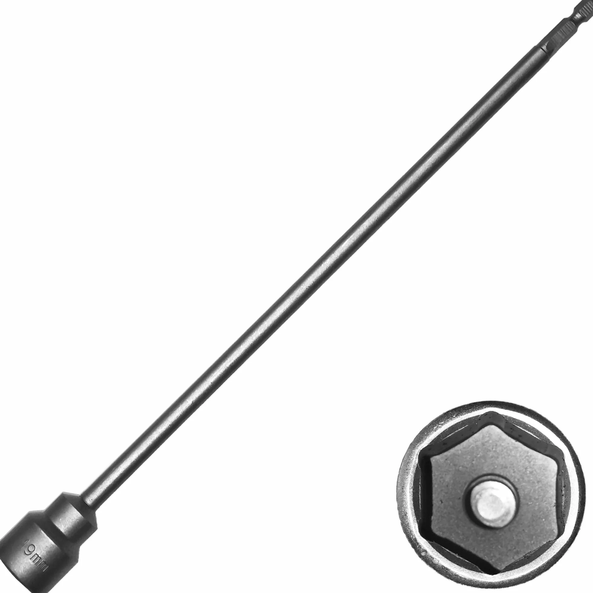 Przystawka do nawijania nóg przyczepy kempingowej z przedłużeniem 30 cm z gniazdem 19 mm, nadaje się do przyczep kempingowych i przyczep kempingowych