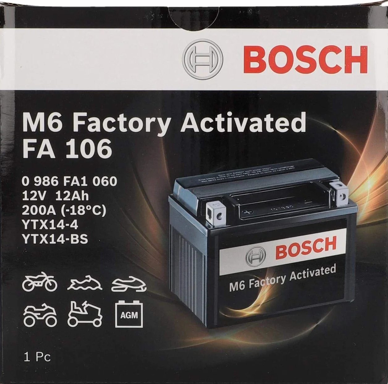 BOSCH Akumulator 12V 12Ah 200A