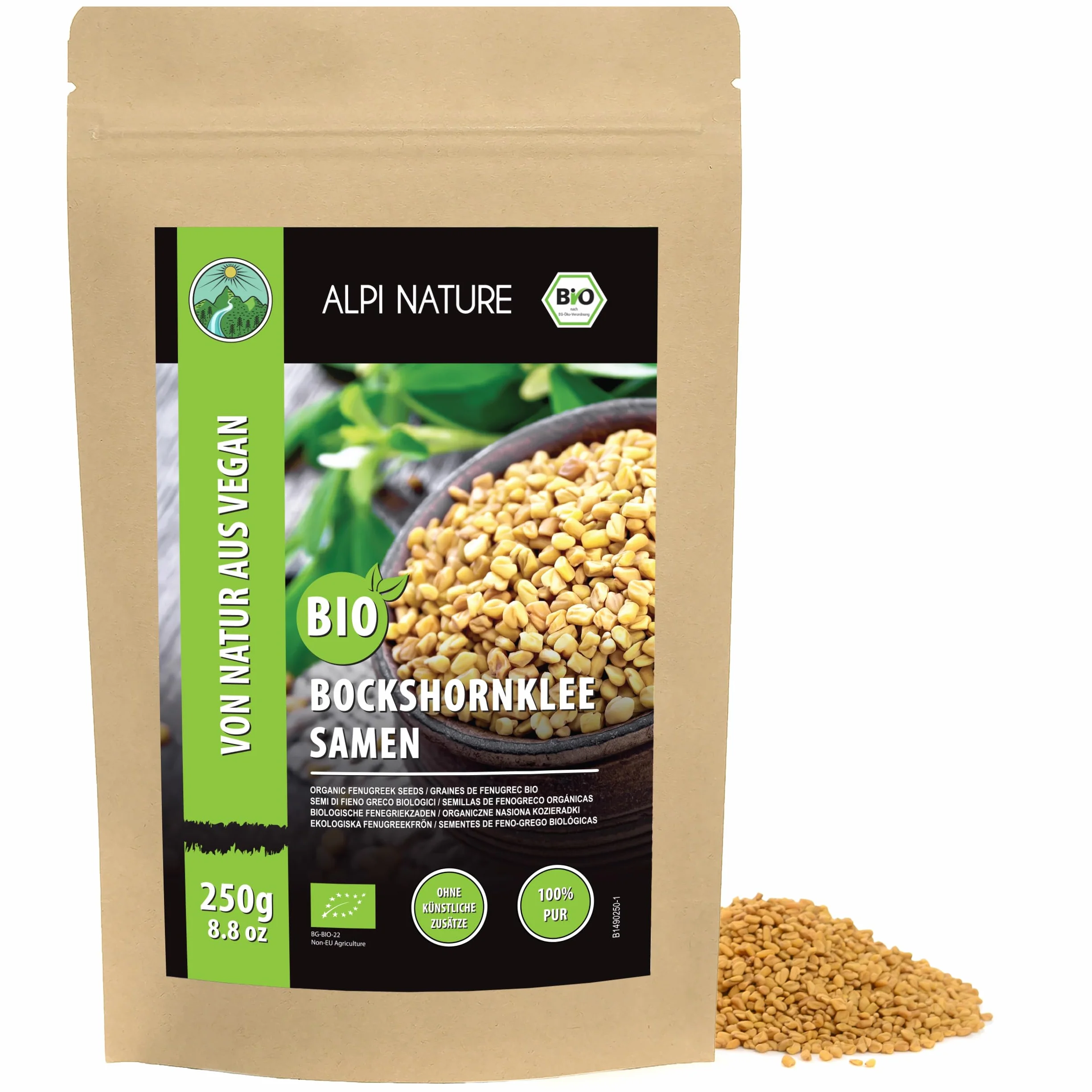 Alpi Nature Ekologiczne Nasiona Kozieradki 250g Całe