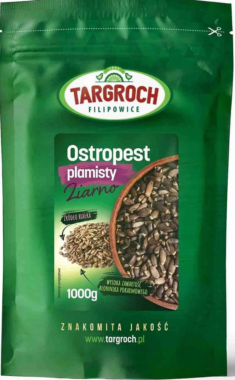 Ostropest ziarno 1000g Targroch
