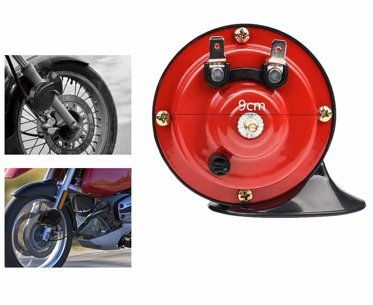 LATRAT Klakson kolejowy 300 dB super głośny klakson powietrzny 12 V szalejący dźwięk elektryczny klakson ślimakowy do samochodu motocykla roweru