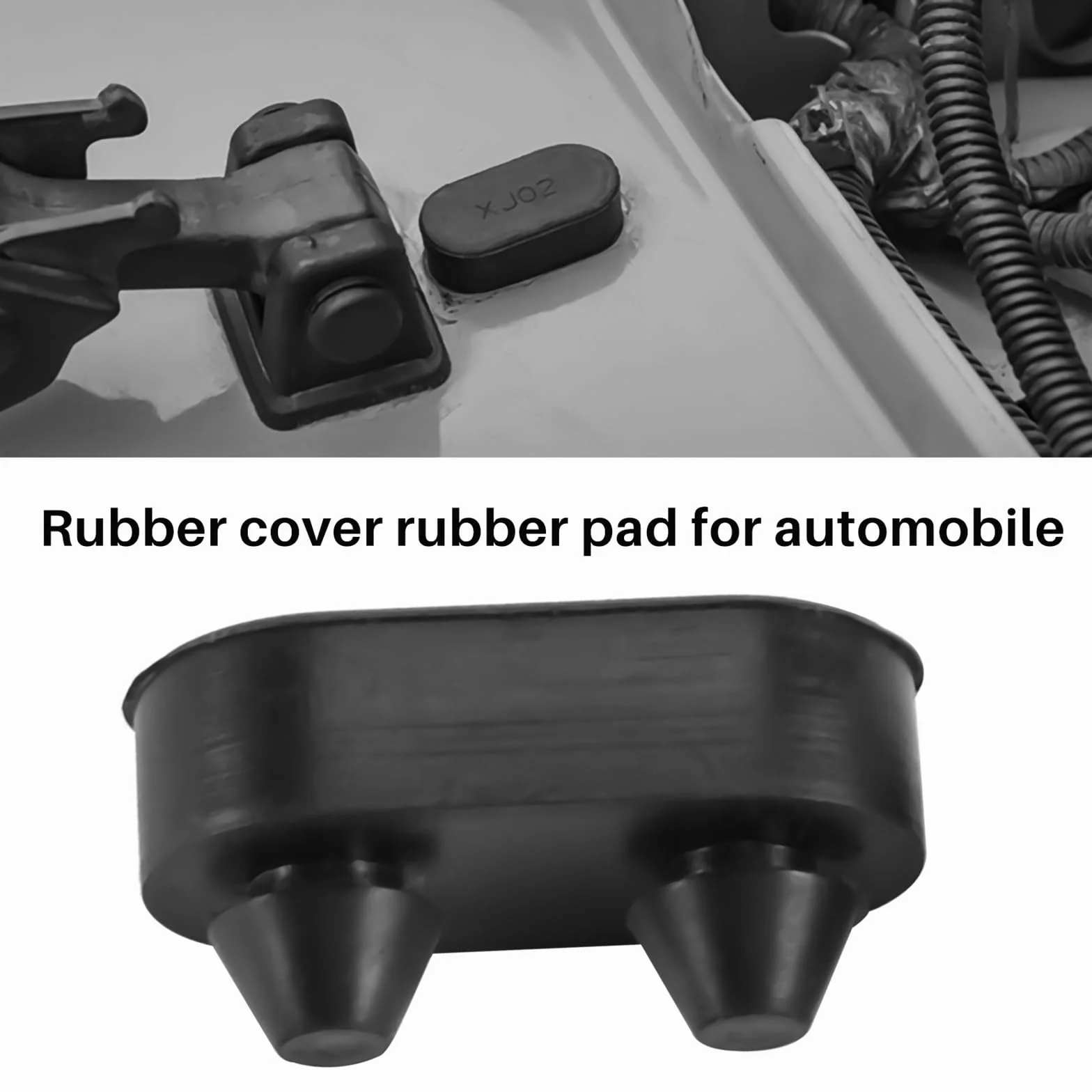 Gumowa podkładka maski silnika samochodu kompatybilna z akcesoriami samochodowymi Jeep Wrangler TJ 1997-2006