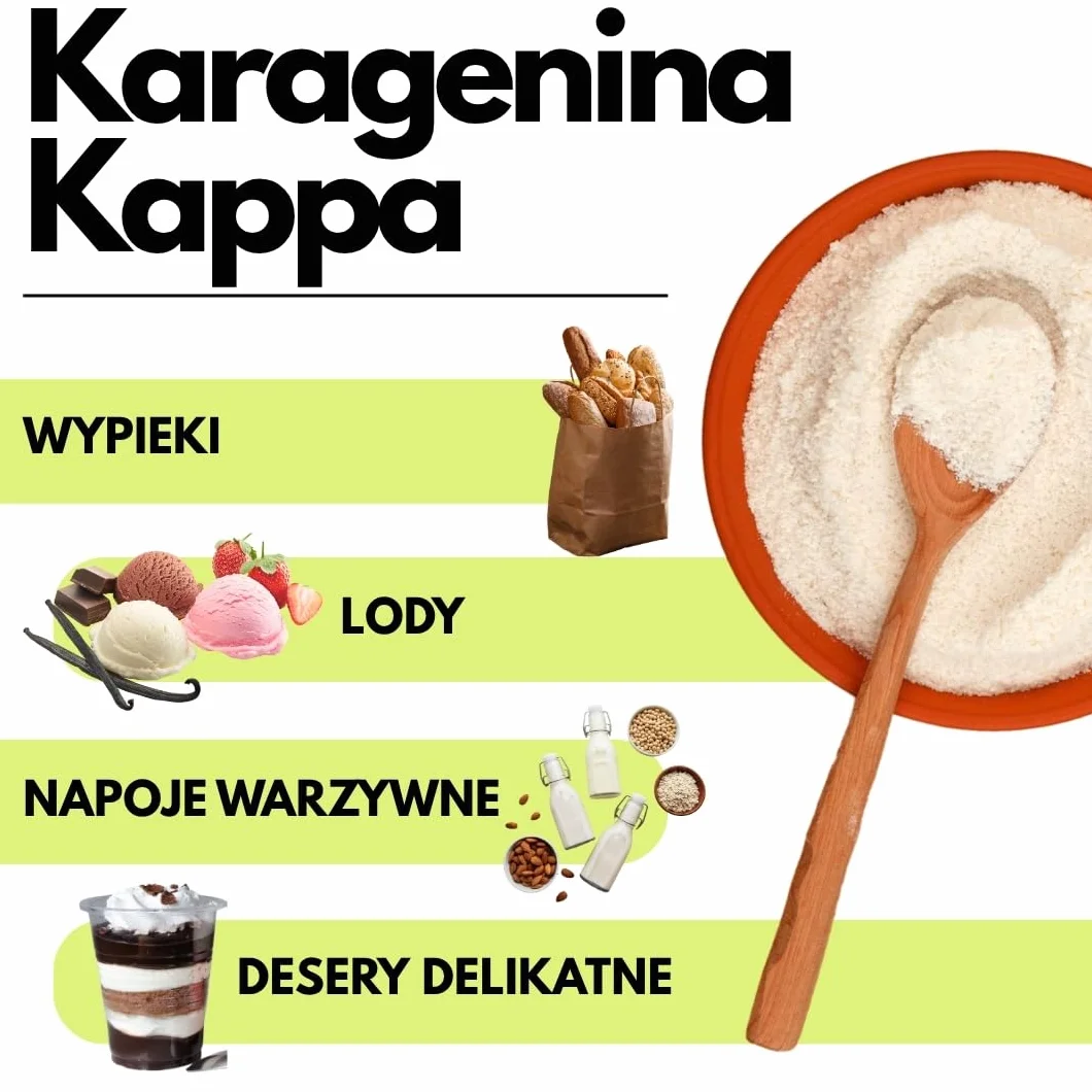 SaporePuro Kappa-Karagen w Proszku 50 g – Środek Żelujący i Stabilizator Bez Glutenu