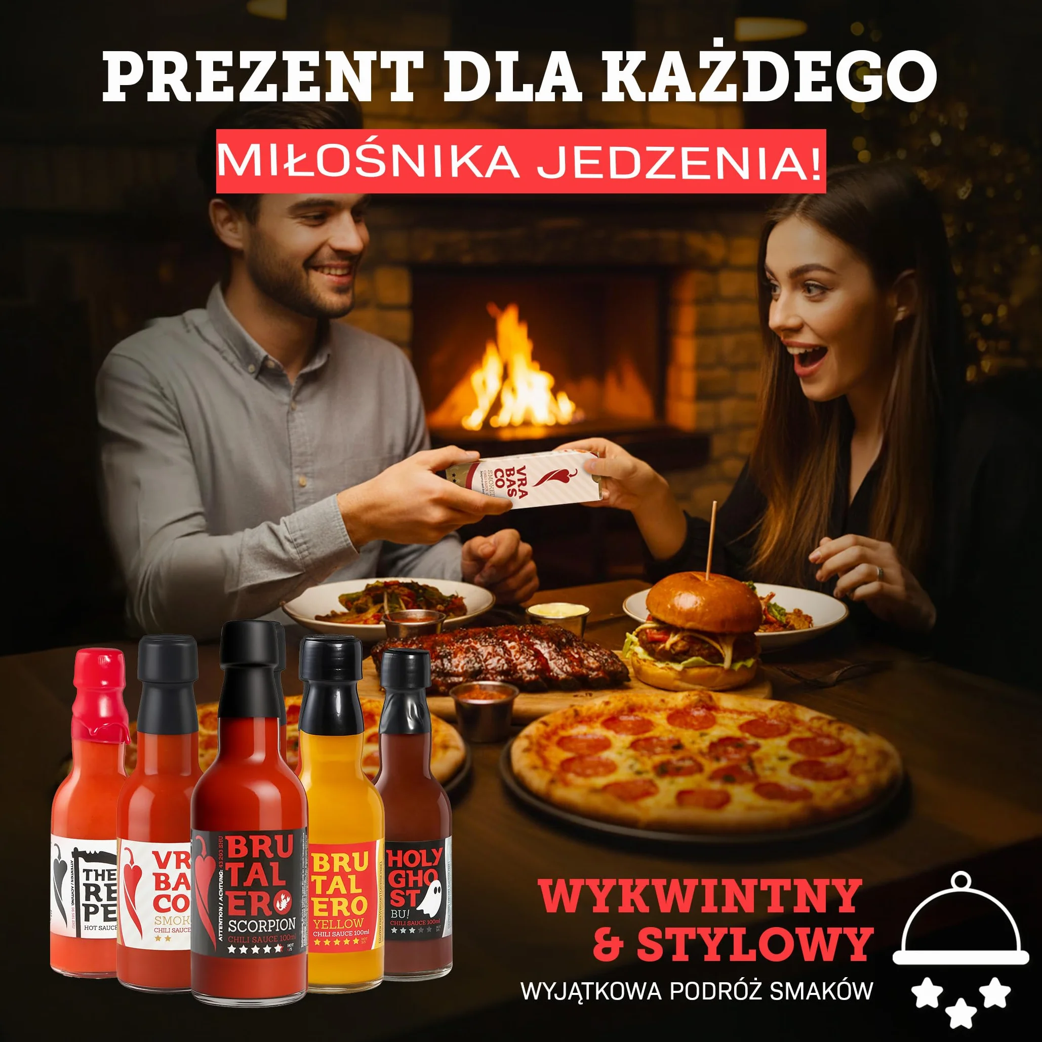 Vrabasco Smoked Sos Chili 100 ml – Fermentowany i Wędzony – 80% Papryczek z Chorwacji