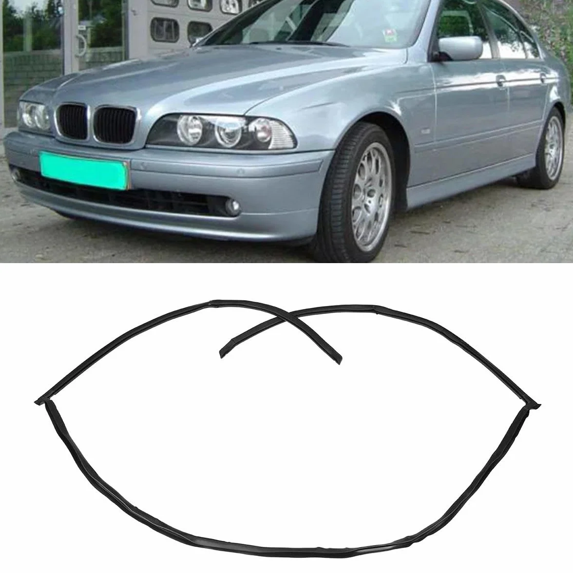 Osłona krawędzi drzwi samochodu tylna szyba górna listwa uszczelniająca 51318159785 do BMW E39 525i 528i 530i 540i do M5 1997-2003 listwa uszczelniająca do okien listwa uszczelniająca krawędź