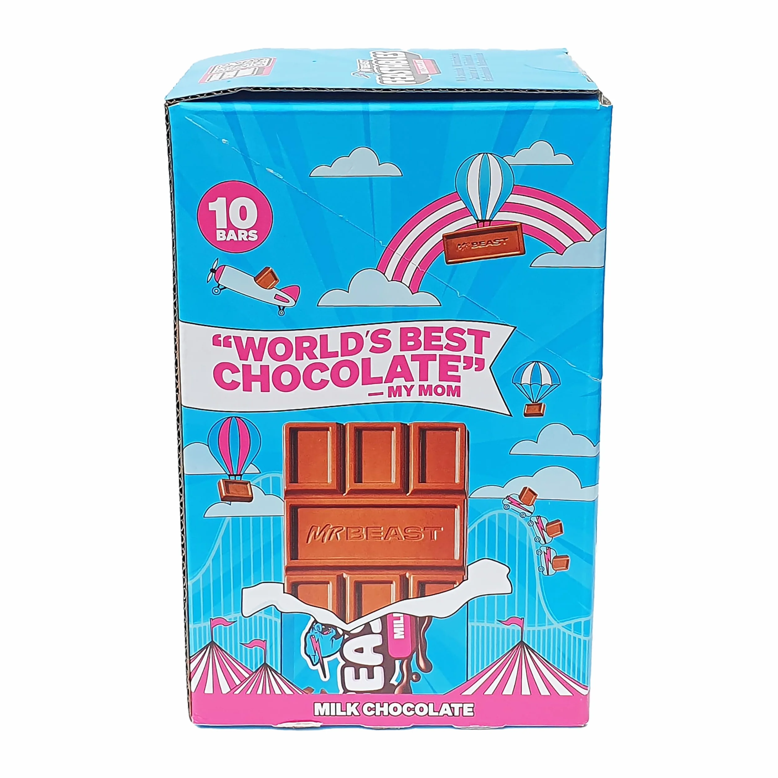 Feastables MrBeast tabliczka czekolady mlecznej 10 x 60 g