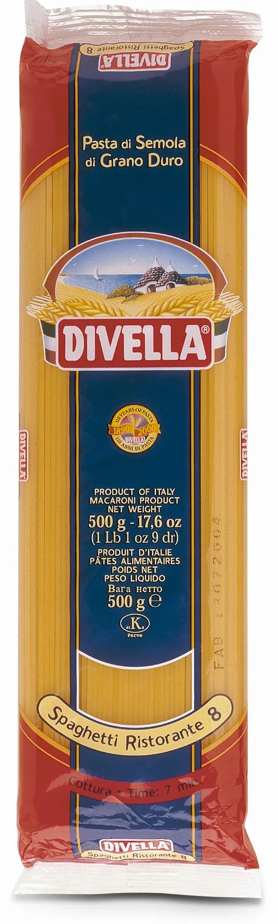 Makaron Spaghetti Divella 500g z pszenicy durum włoski