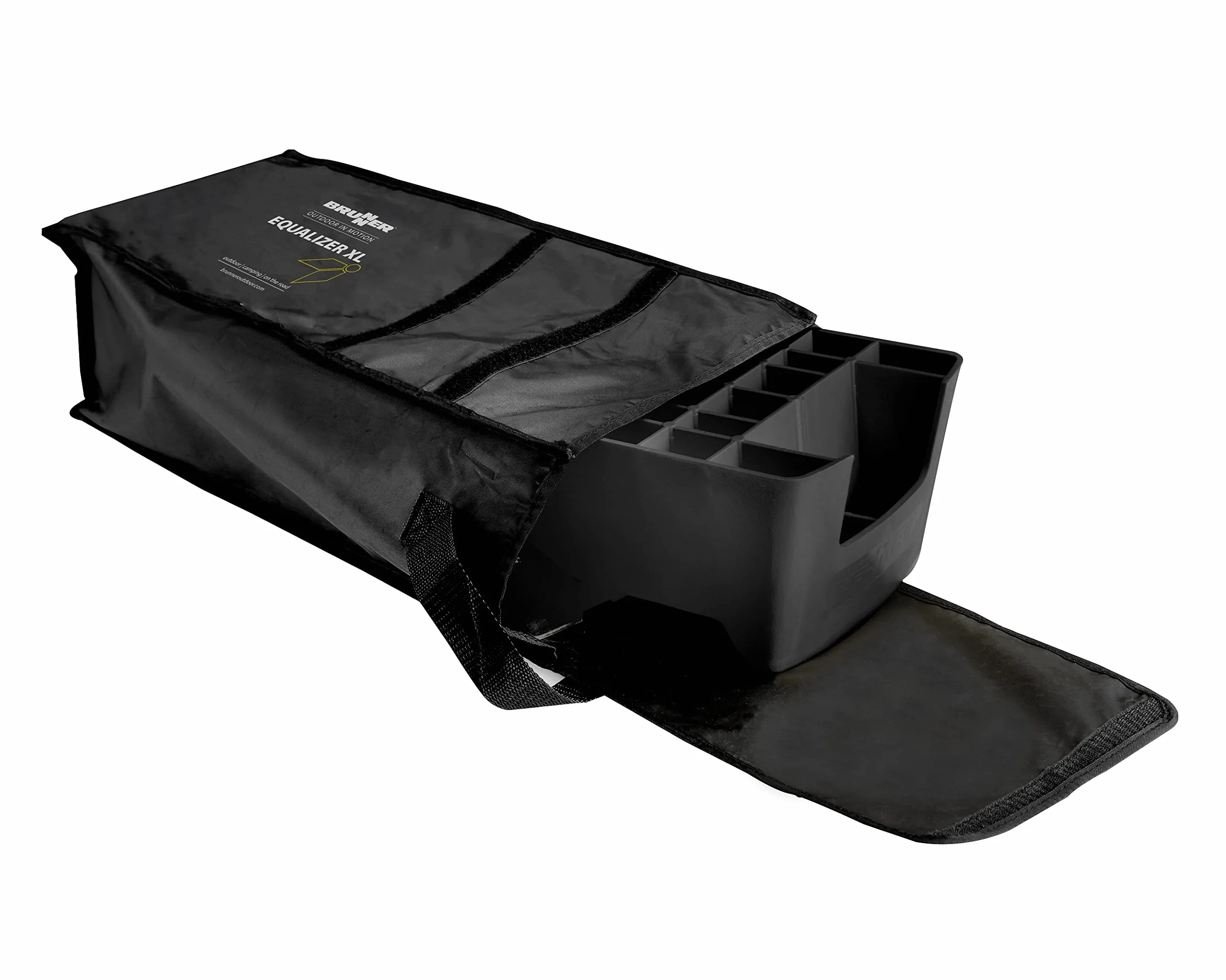 Brunner 7110105N.C03 Kliny najazdowe Leveller Kliny wyrównujące Equalizer, XL, czarny