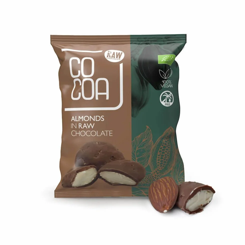 MIGDAŁY W SUROWEJ CZEKOLADZIE BIO 70 g COCOA