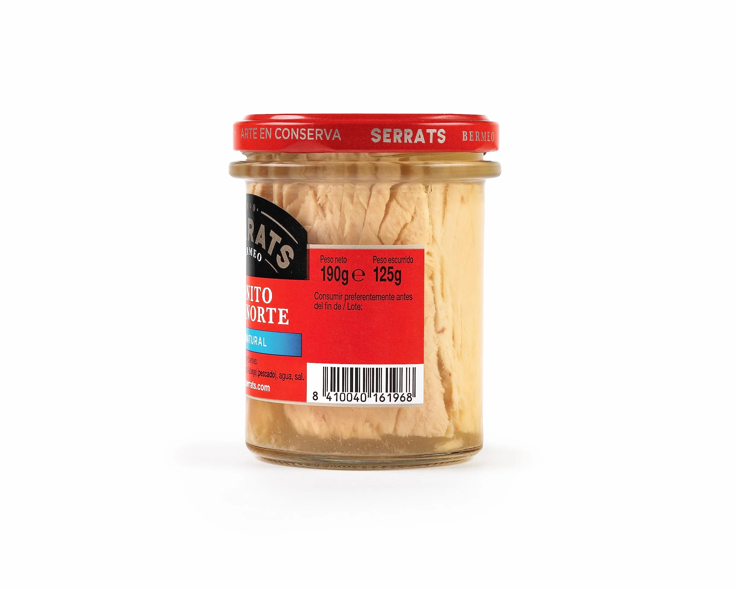 SERRATS - 6 sztuk - Naturalny tuńczyk biały germon 190g