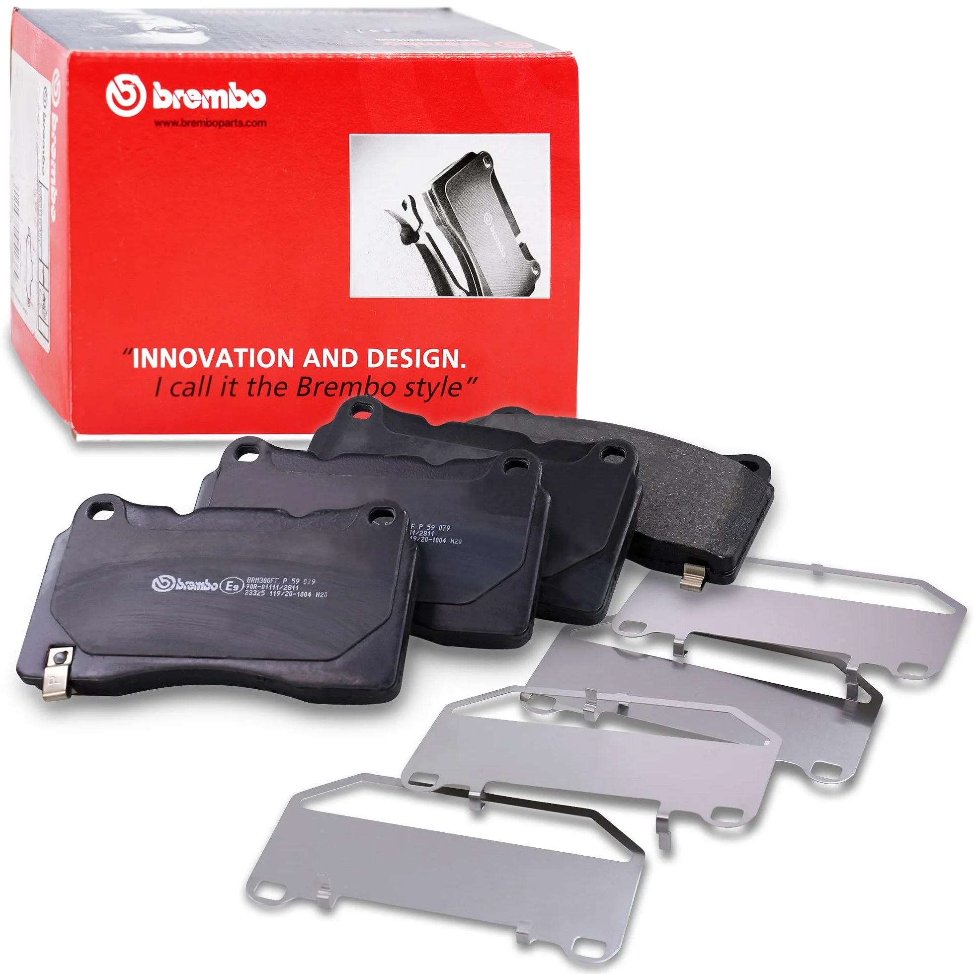 Brembo P59079 przednie klocki hamulcowe, 4 sztuki