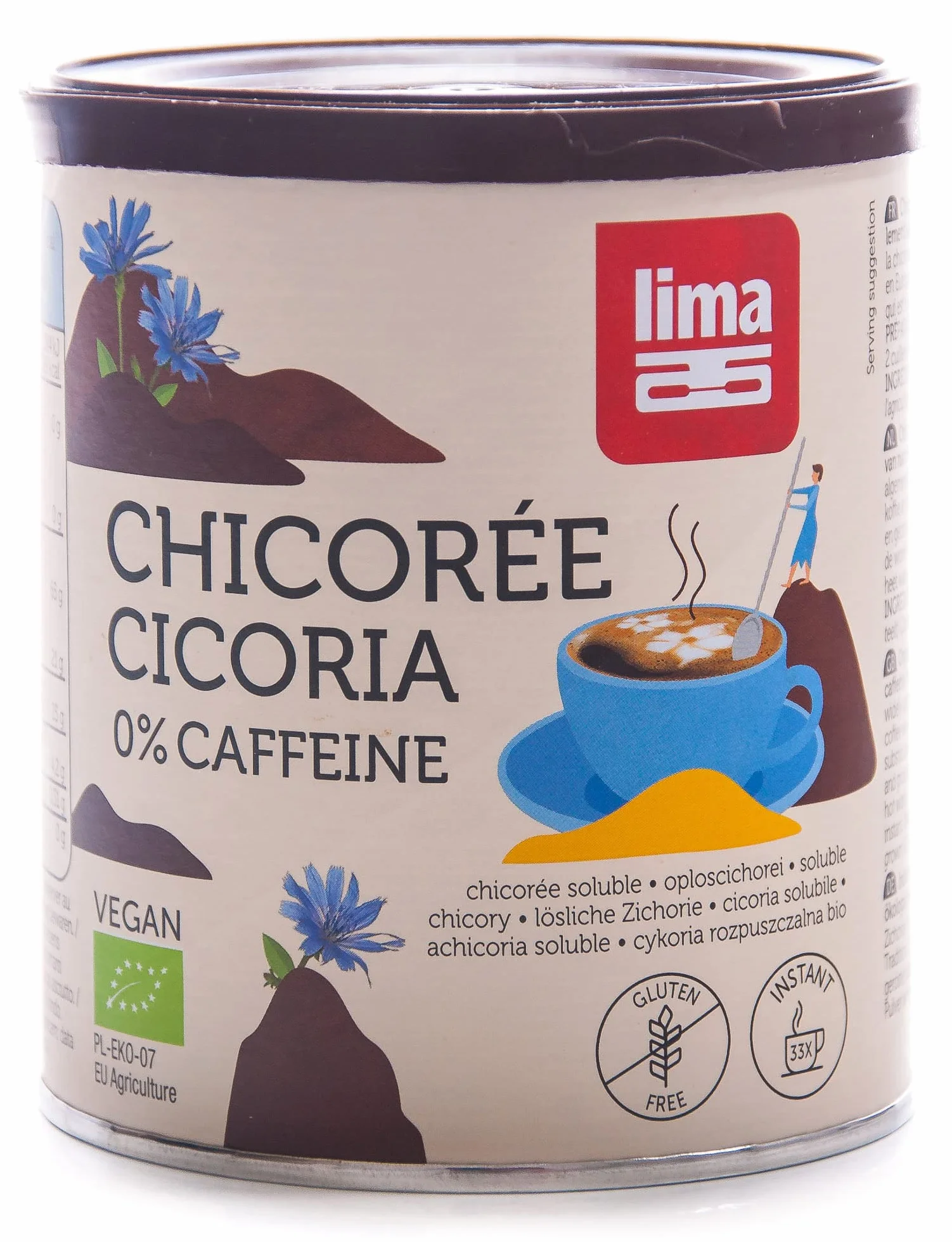 Lima Cicoria 0% Caffeine Kawa Rozpuszczalna, 100 g