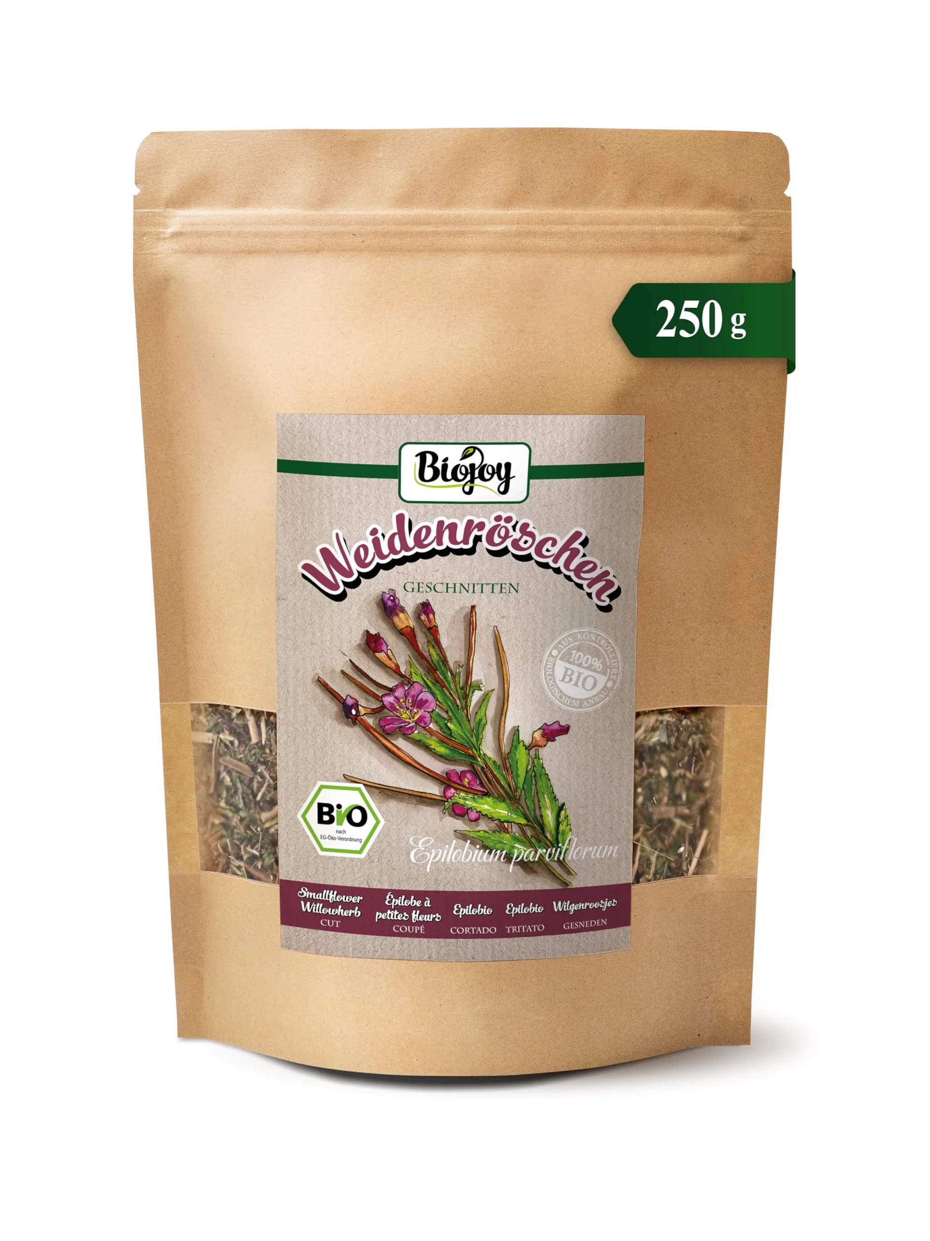 Biojoy Organiczna wierzbownica cięta 250 g Epilobium parviflorum