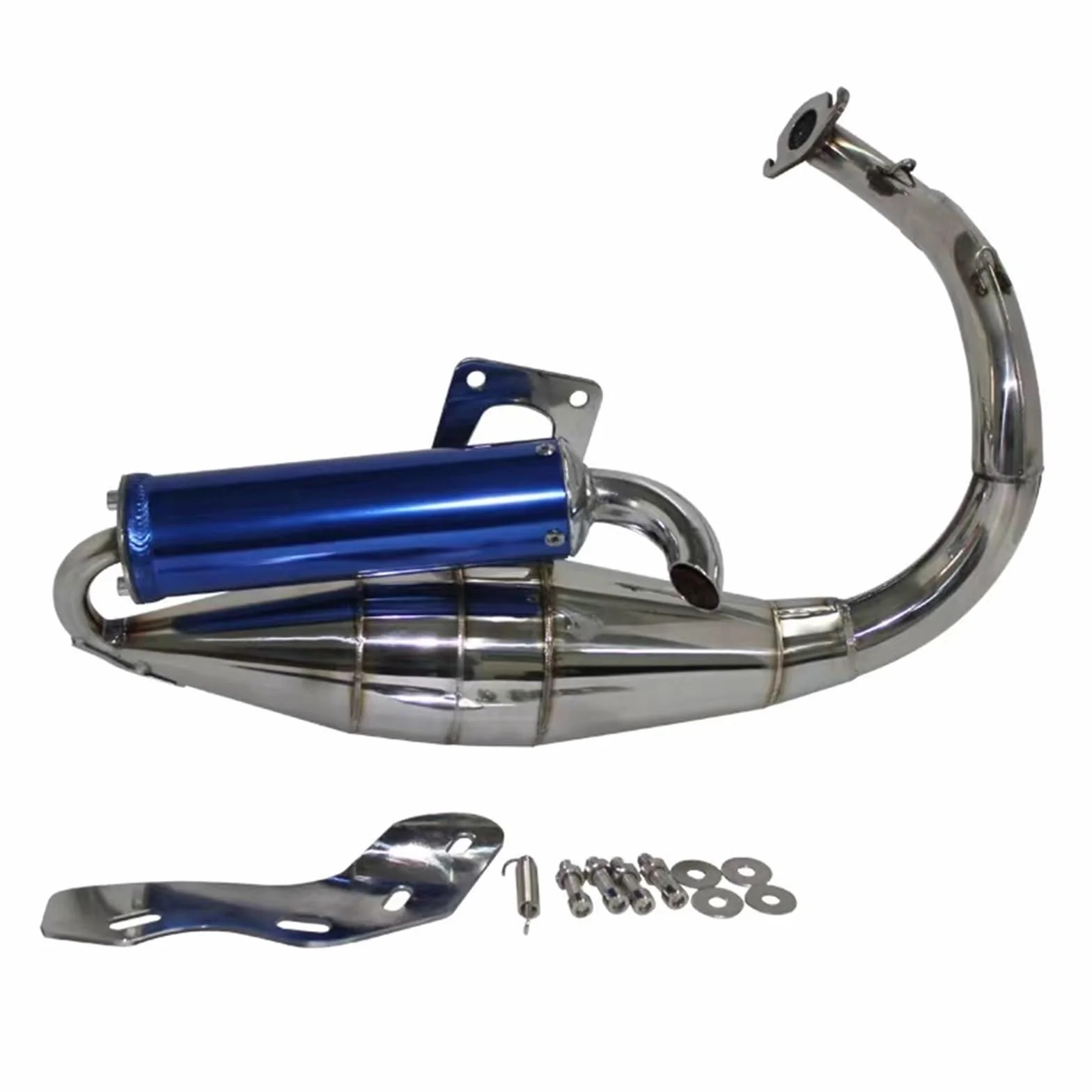 Pasuje Do Honda DIO 50 DIO50 AF18 AF24 AF27 AF28 AF30 Rura Tłumika Układu Wydechowego Motocykla rura wydechowa(Stainless Steel)