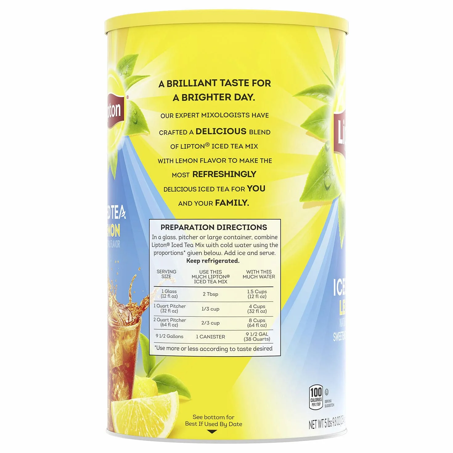 Lipton Sugar Sweetened Iced Tea Mix Lemon (2,71 kg)