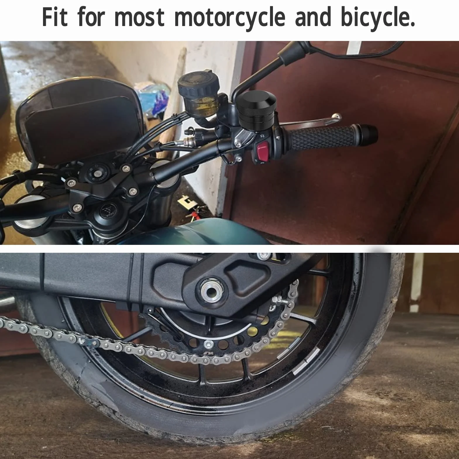 KIMISS System smarowania łańcucha motocyklowego - wytrzymały i trwały zestaw do | Zbiornik na łatwa instalacja