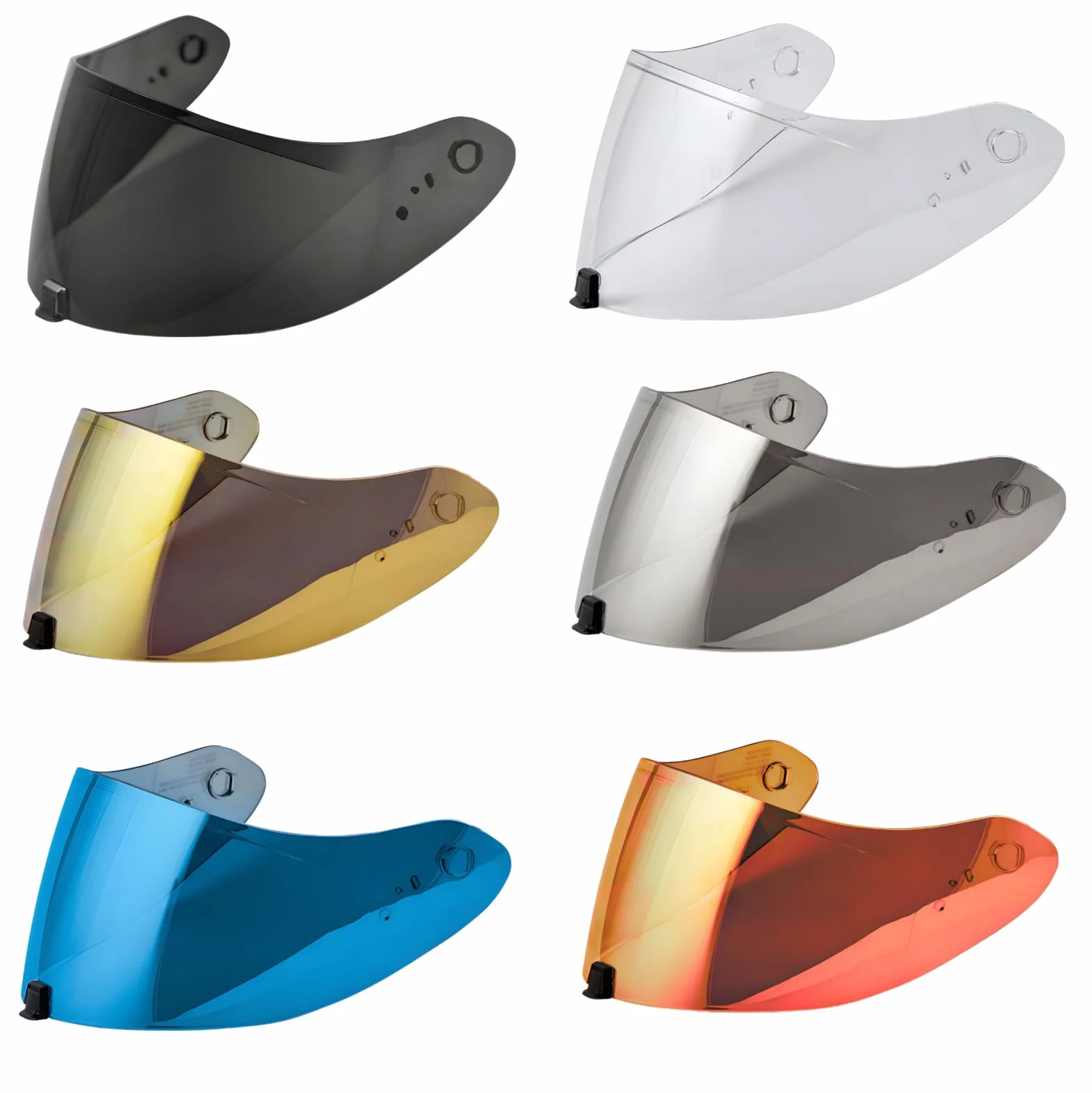 Guajiro - Wizjer kompatybilny z Scorpion EXO | R1 Evo Air | R1 Carbon Air | 1400 Evo Air | 1400 Carbon Air | 520 Evo Air | 391 | ekran z poliwęglanu z funkcją Pinlock (czerwony)