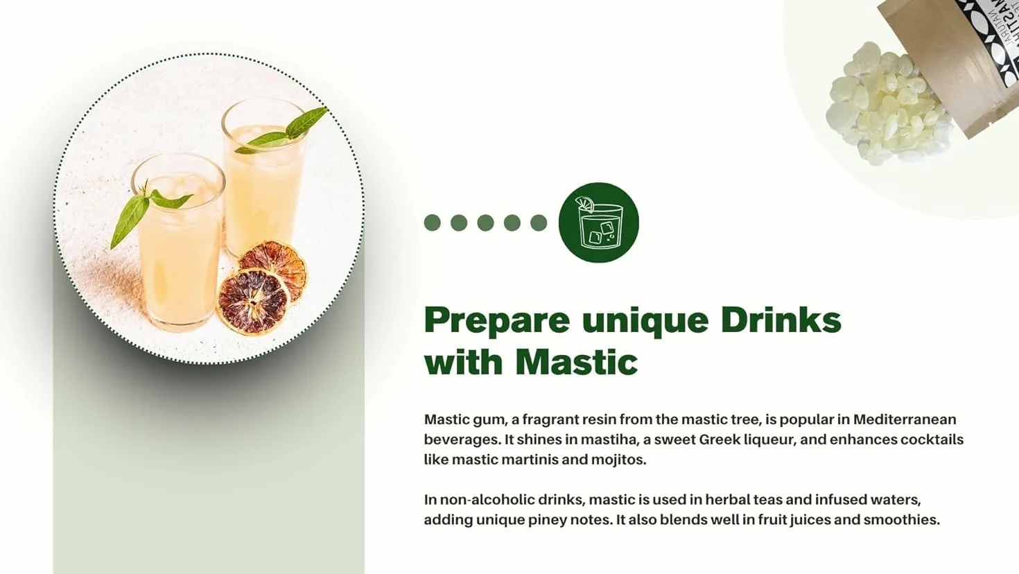 Chios Mastic Mastyks produkowany przez producentów mastyksu (20gr średnich łez)