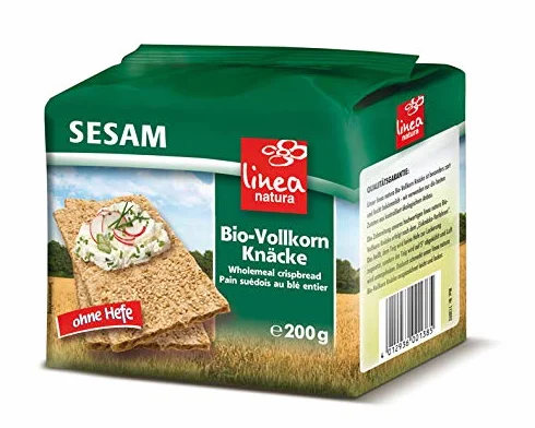 Linea Natura Bio Sesam chleb łamliwy ekologiczny 5 x 200 g 1 kg