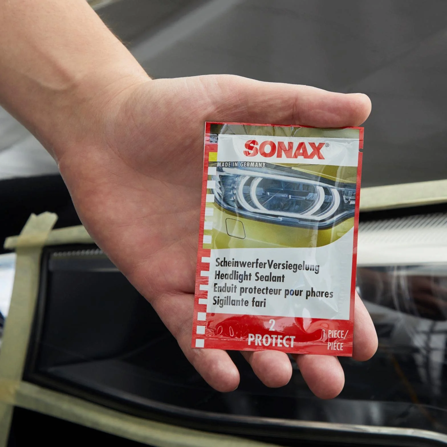 SONAX Zestaw do oczyszczania reflektorów 85 ml