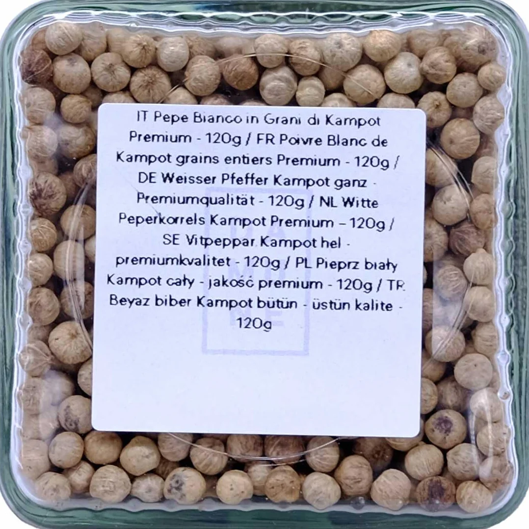 Biały pieprzowy Kampot 120 g premium