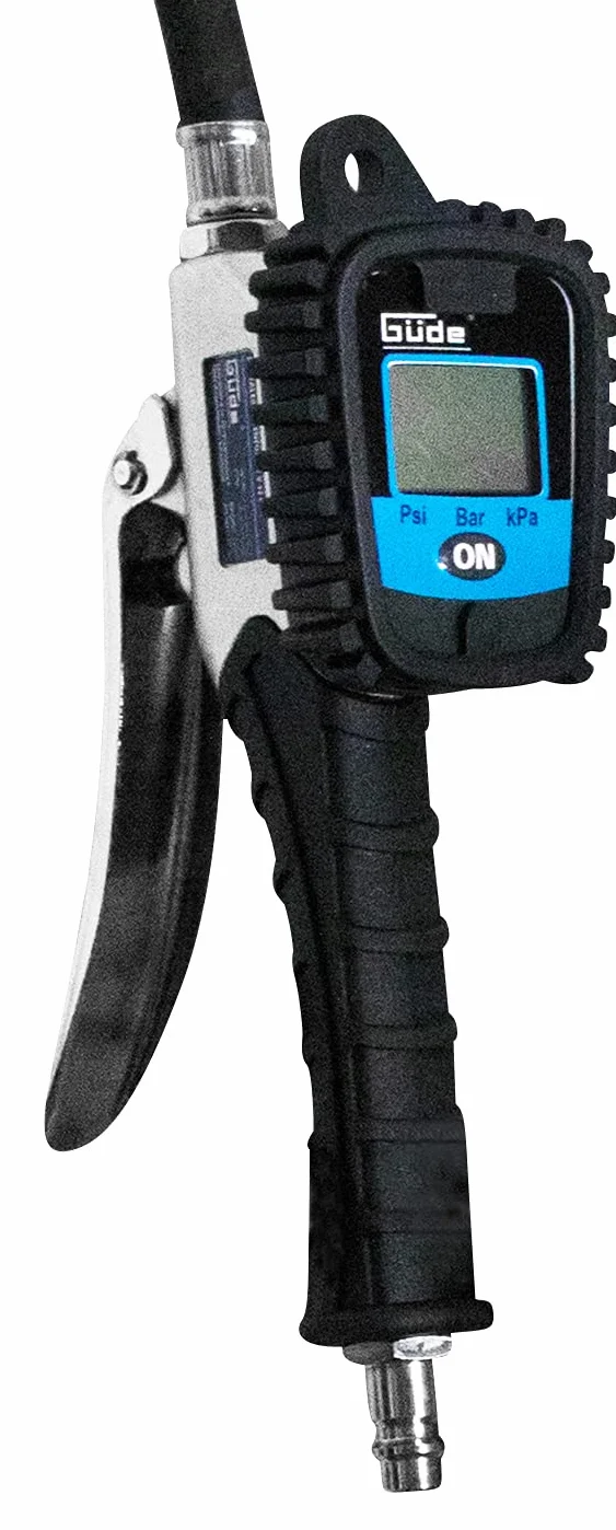 Güde V12 PRO cyfrowy pistolet do pompowania opon 0-12 bar precyzyjny zawór spustowy