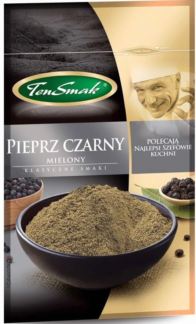 Ten Smak Pieprz czarny mielony 20 g