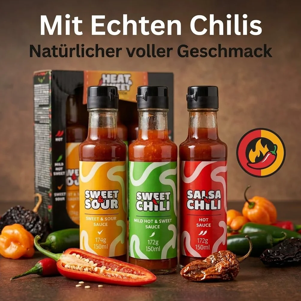 3-częściowy zestaw sosów grillowych, sosy pikantne od łagodnego do bardzo ostrego sosu chili, łagodny sos mango, pikantny sos z czerwonej papryki, ostry sos pieprzowy Chipotle, zestaw upominkowy