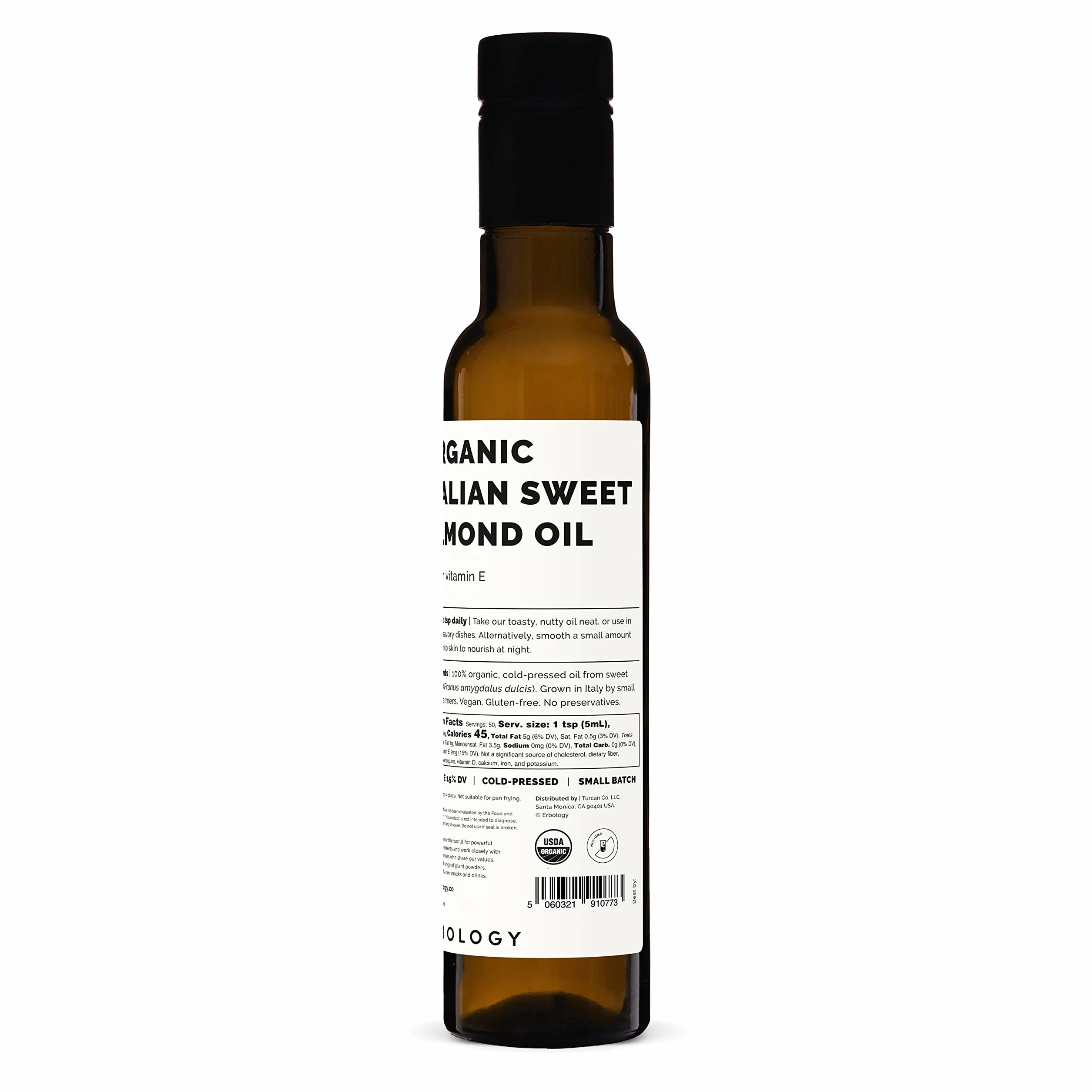 Organiczny olejek ze słodkich migdałów 200ml - tłoczony na zimno - jakość żywności