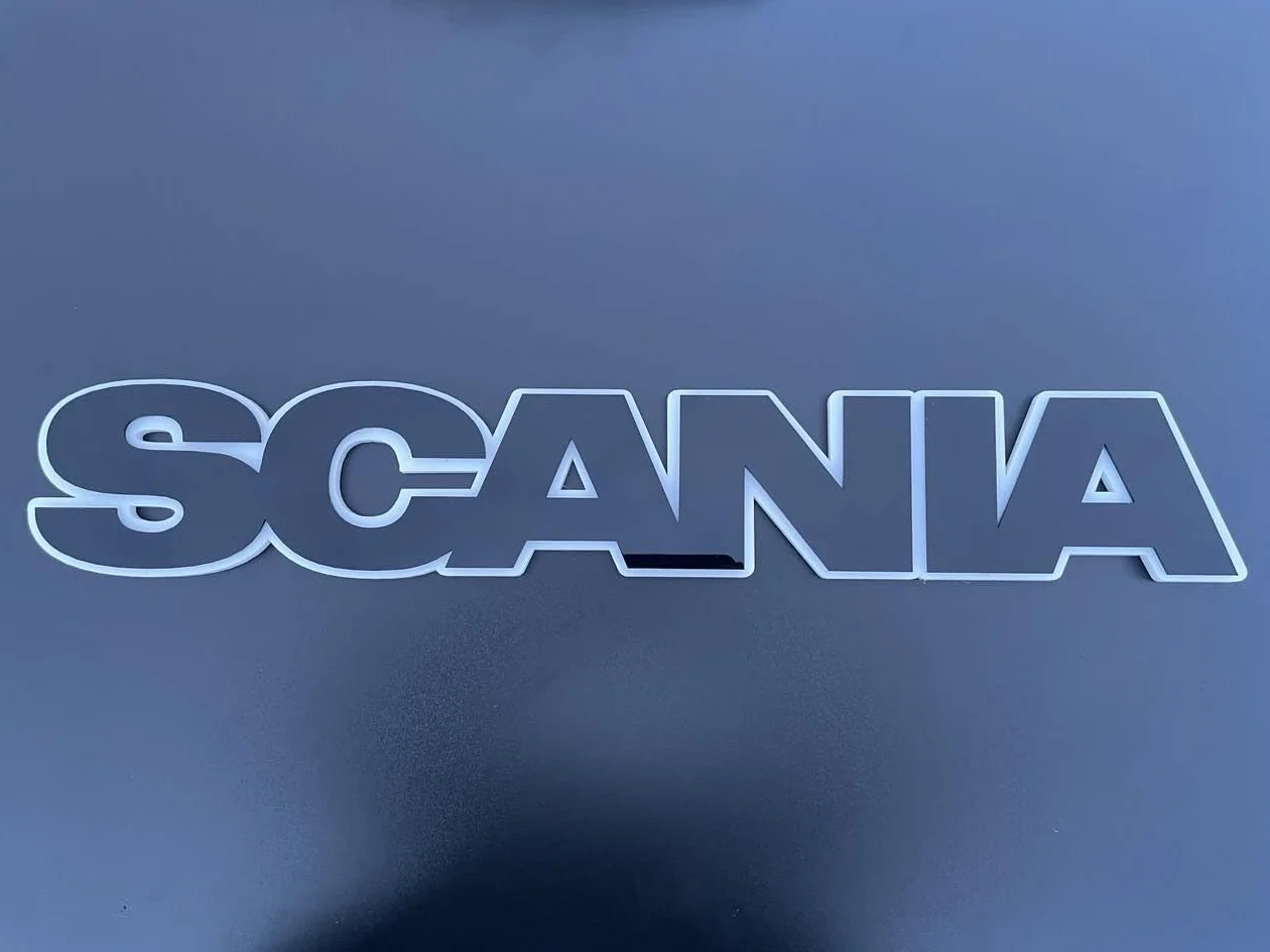 Logo przód Scania LED - Logo LED Scania