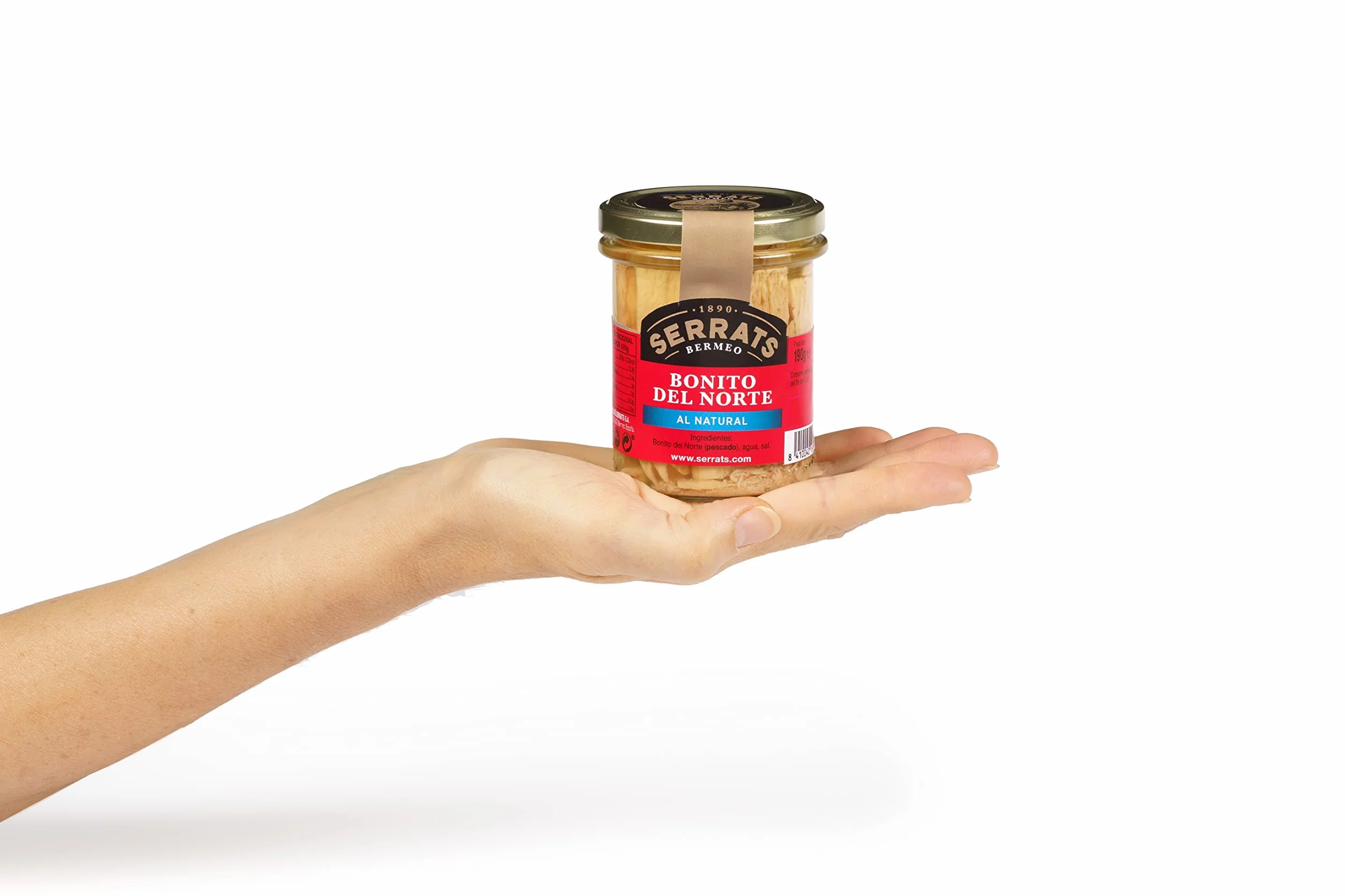 SERRATS - 6 sztuk - Naturalny tuńczyk biały germon 190g