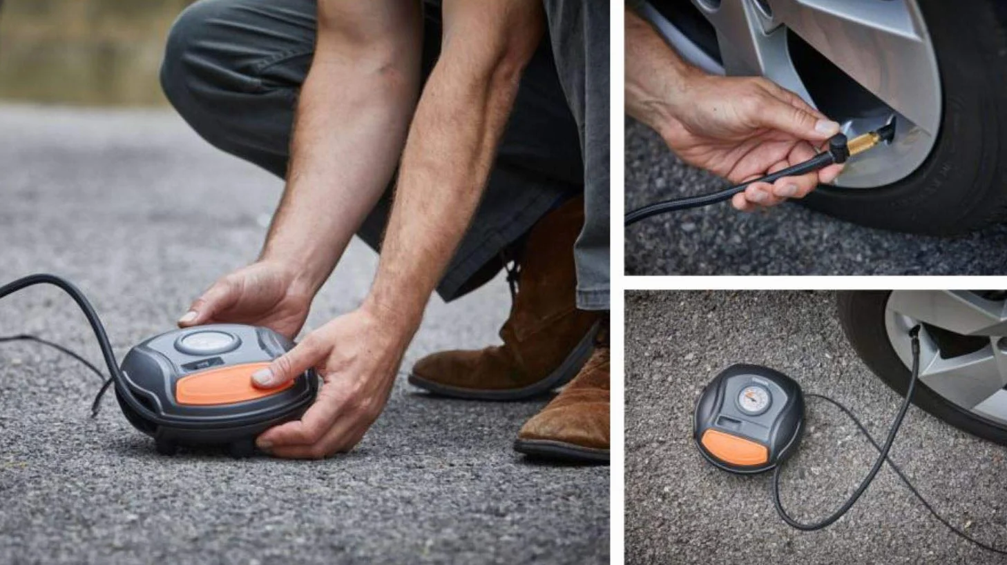 OSRAM TYRE inflate 200, Szybki kompresor do opon ze zwijanym kablem, OTI200, 11,1 V
