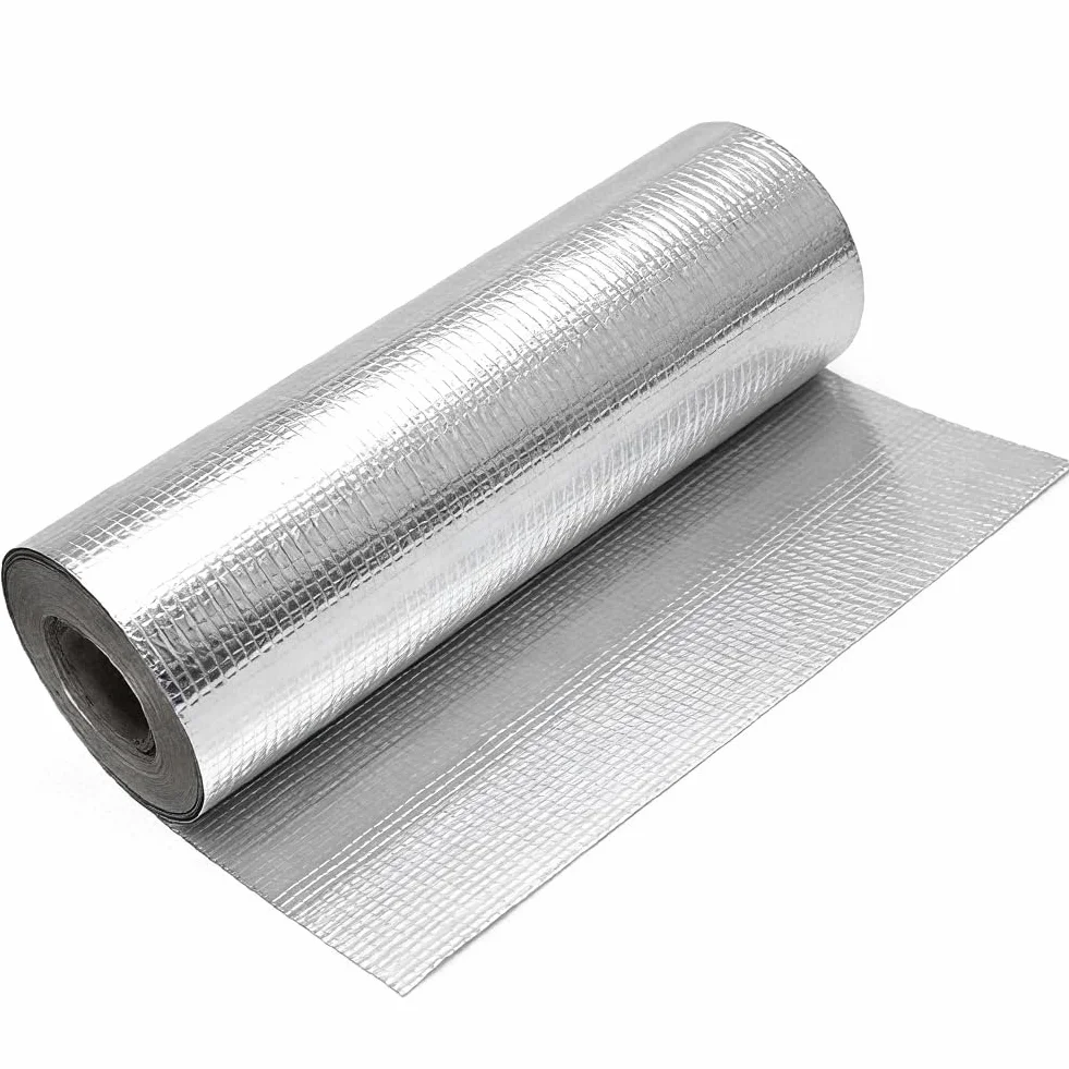 Samoprzylepna mata aluminiowa chroniąca przed wysoką temperaturą, włókno szklane, folia izolacyjna do ogrzewania