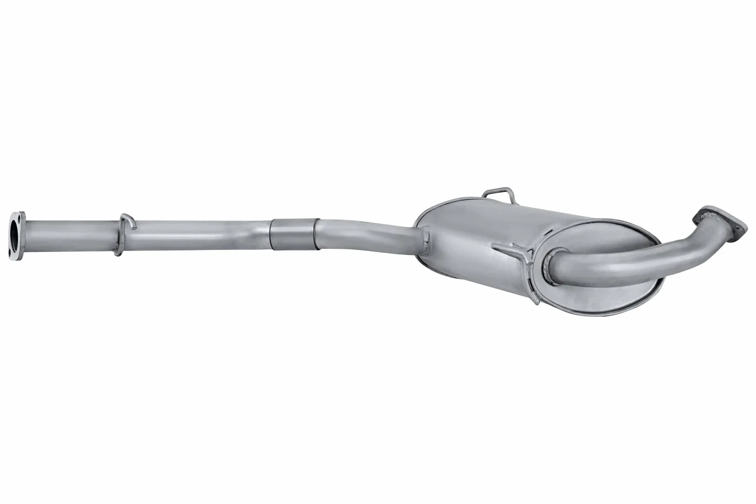 HELLA 8LC 366 023-611 Tłumik środkowy - Easy2Fit® Kit - w środku - dwuczęściowy - Komplet z elementami do montażu