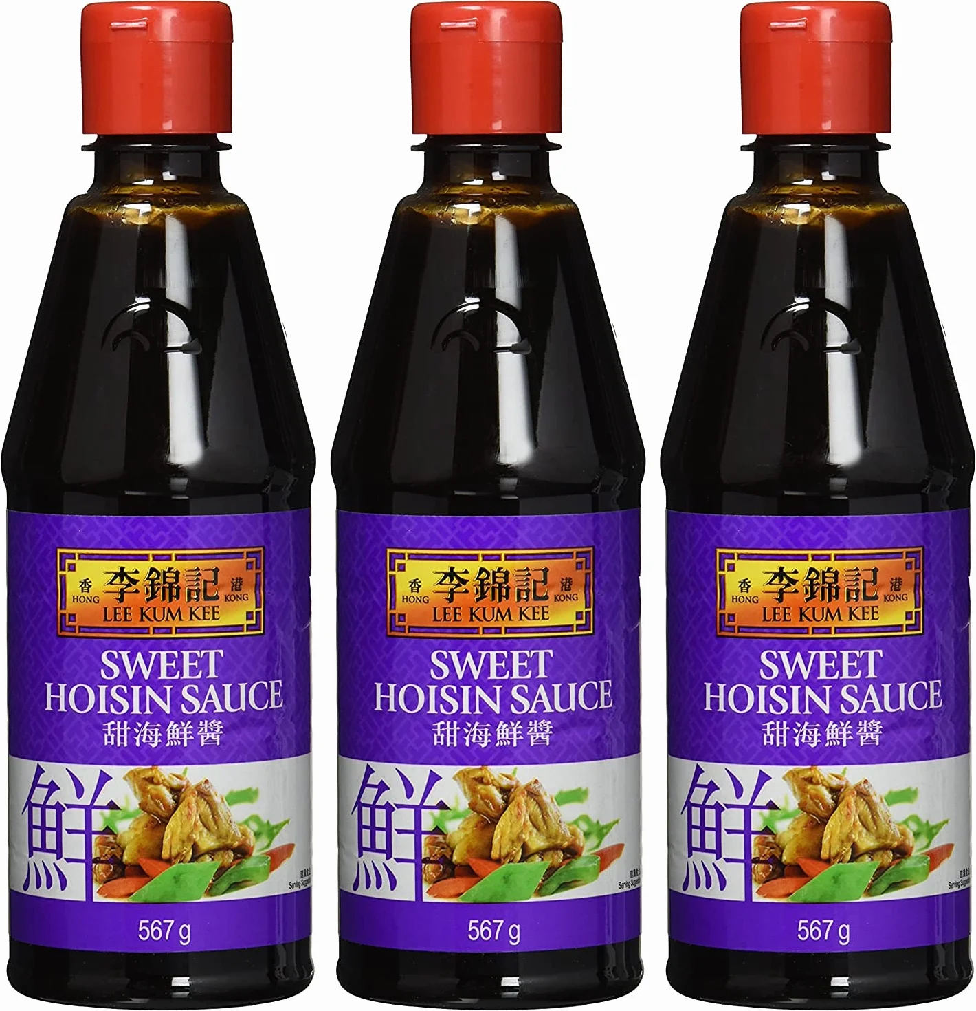Lee Kum Kee Sweet Hoi Sin Sauce 567 g (opakowanie 3 szt.)