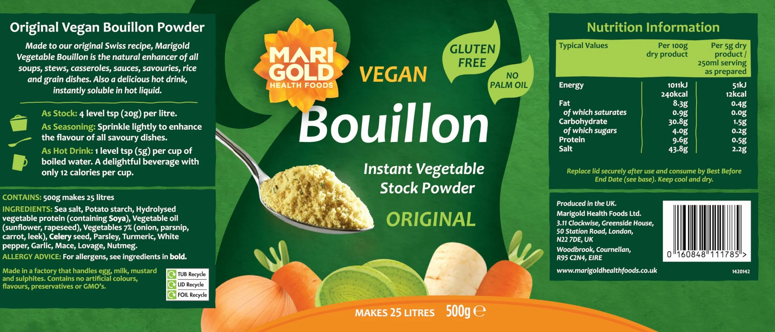 Marigold Veg Bouillon Puder
