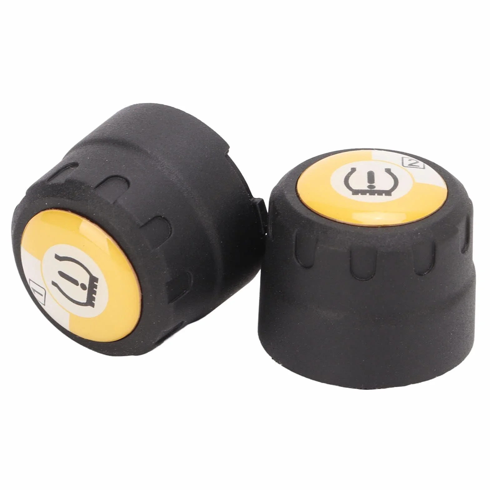 Czujnik Ciśnienia w Oponach, Zewnętrzny Czujnik Bluetooth TPMS 2 System Monitorowania Ciśnienia w Oponach Alarm Temperatury w Czasie Rzeczywistym dla Motocykla