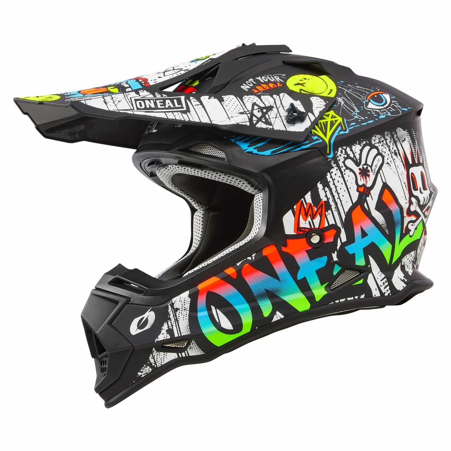 Kask O'Neal 2Srs Rancid Czarno/Biały S (55/56 Cm)