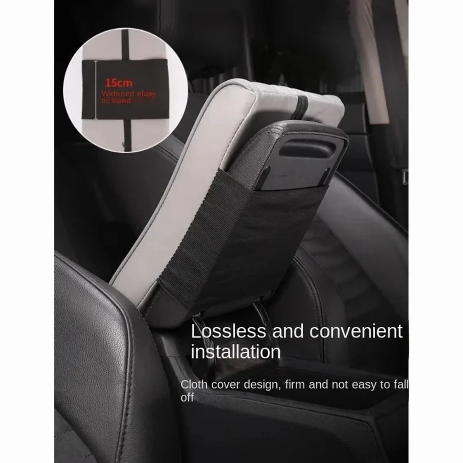 Armsteun Richter Bush Mata Podłokietnika Samochodowego Ze Skóry PU, Podłokietnik Konsoli Środkowej, Poduszka Ochronna, Podłokietnik Samochodowy, Schowek, Pokrowiec(Armrest brown)
