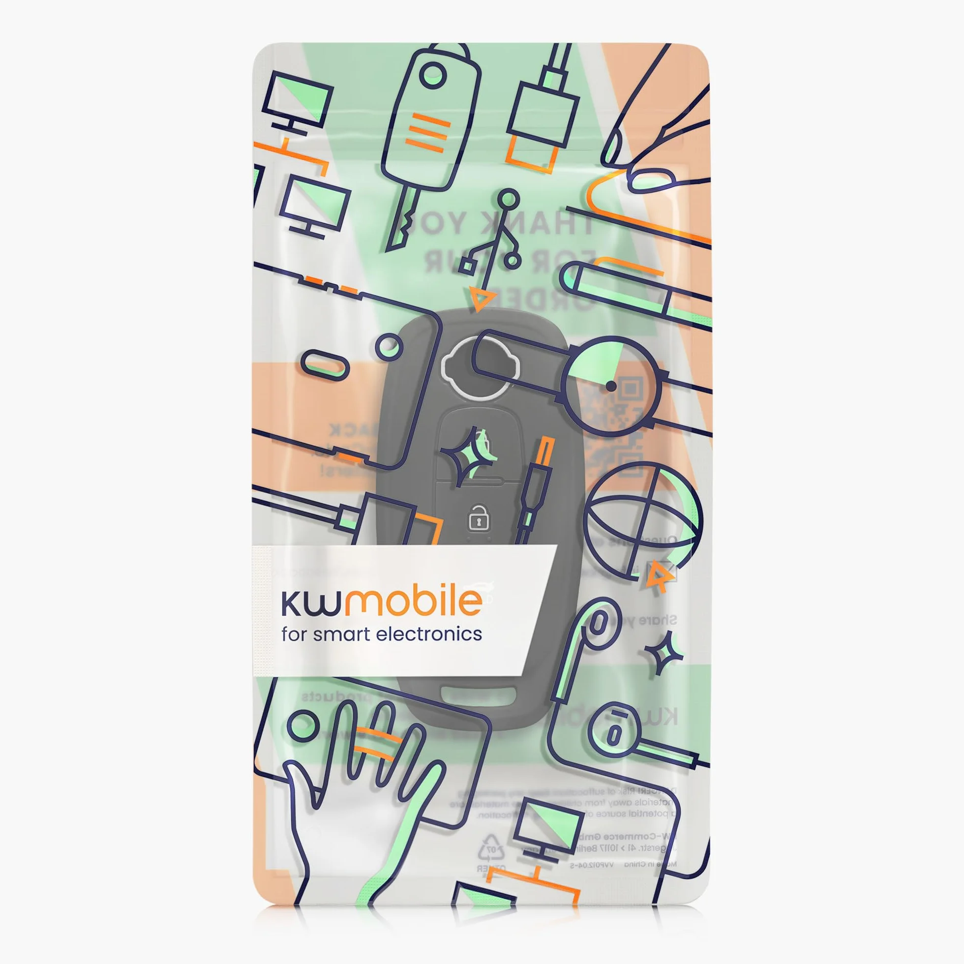 kwmobile Silikonowe etui na kluczyki samochodowe do Nissan 3 przyciski Ariya B6 B9 X-Trail T33 Qashqai czarny matowy
