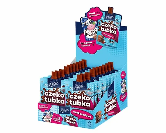 E.Wedel Czekotubka Czekoladowa 50g, 20 sztuk