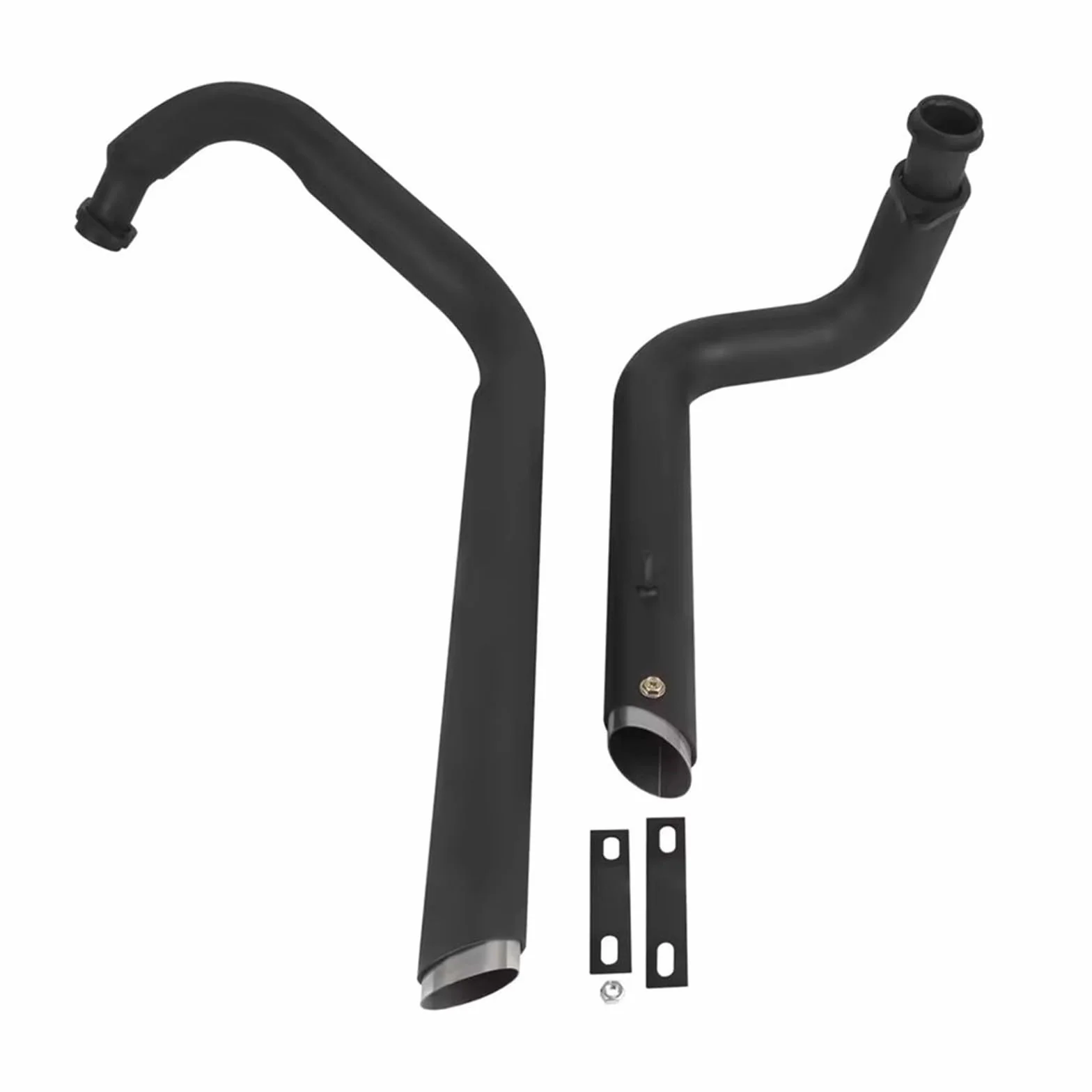 rura wydechowa motocyklowy wydech Pasuje Do Kawasaki VULCAN S 900 EN900 VN900 S900 EN900d Układ Wydechowy Ze Stali Nierdzewnej Tłumik Rury Wymienne Tłumiki(Black)
