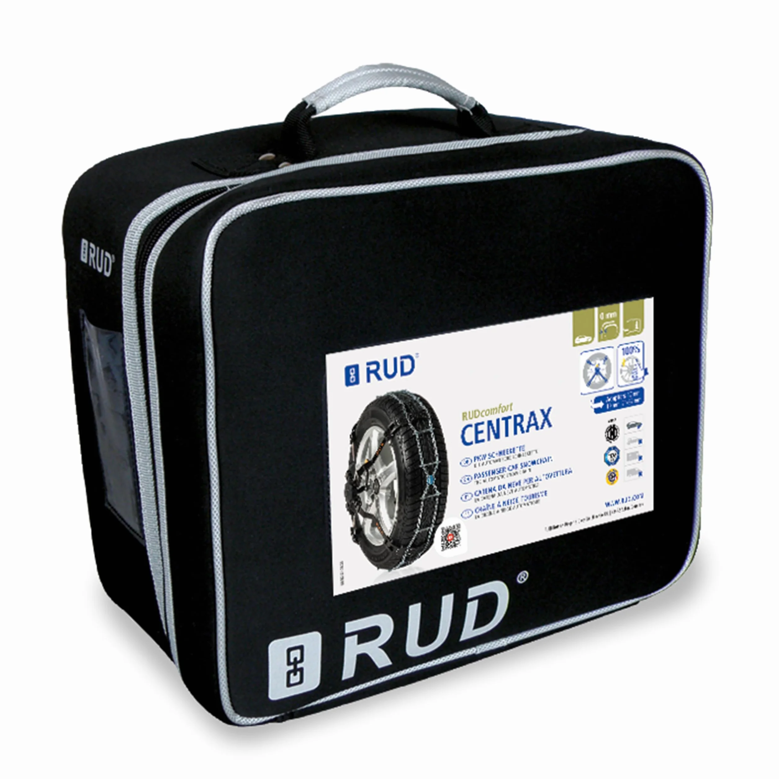RUD 4718068 Łańcuchy śniegowe Centrax Comfort Mounting, zestaw 2 sztuk, N887