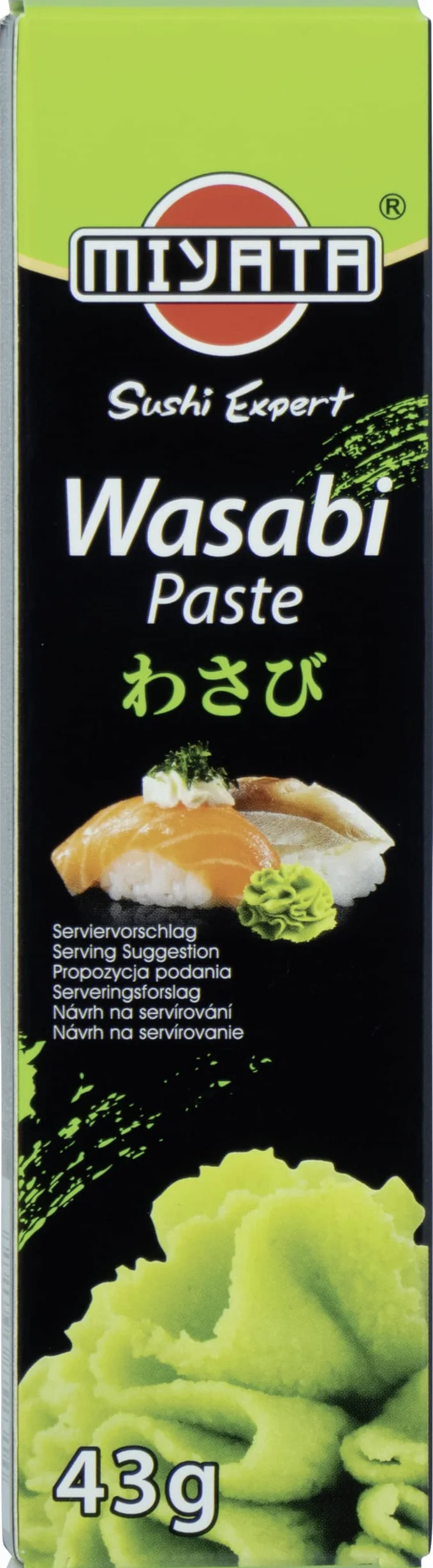 wasabi pasta 43g - Miyata chrzan do sushi gotowy