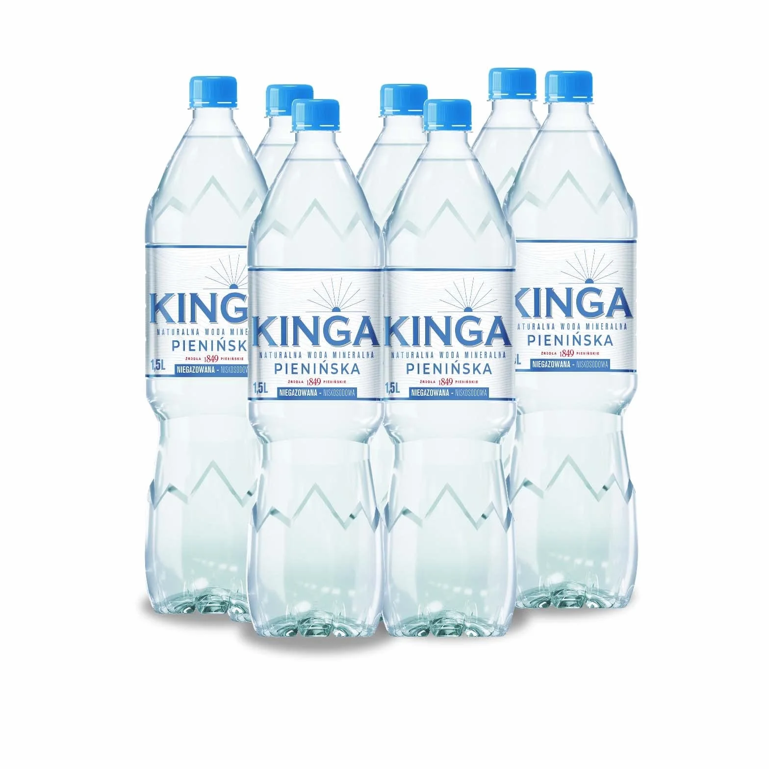KINGA PIENIŃSKA Naturalna woda Mineralna 1,5L Niegazowana